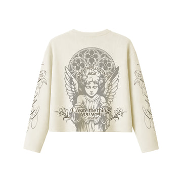 Godspeed Waffle tee - Antique white