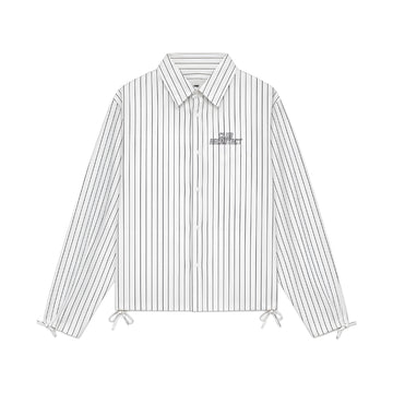 Stripped Void Boxy fit - White